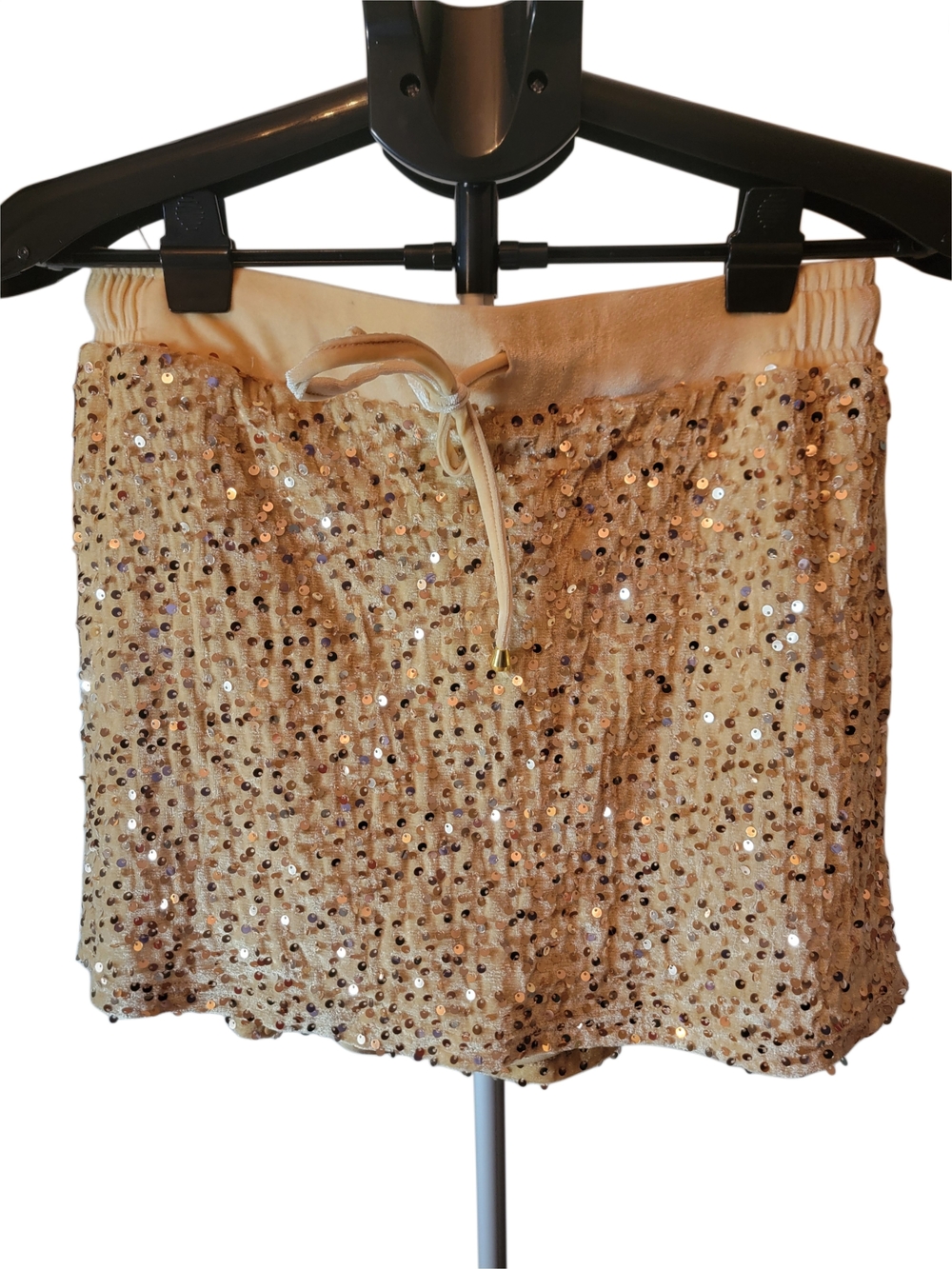 Jess Lea Velvet Hour Sequin Skort Vintage Gold Size XL NWT Holiday Sparkle